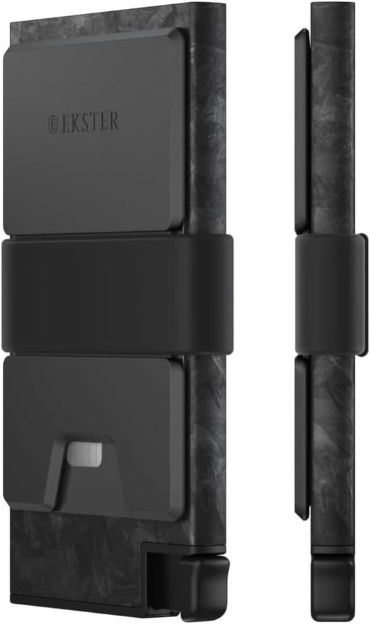 Ekster Aluminum Cardholder Wallet for Men | Metal Wallets with RFID Blocking Layer | Slim & Minimalist Aluminum Wallet with Push Button for Quick Card Access