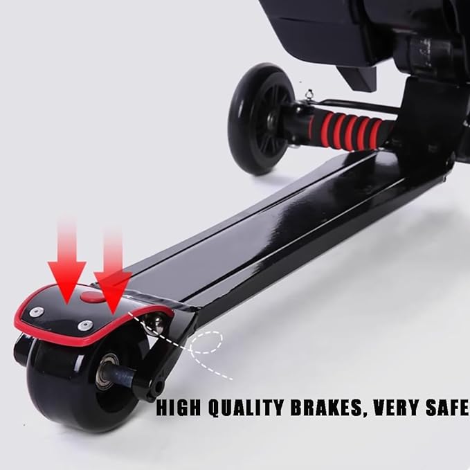 Scooter Suitcase Carry On Hardshell Ride On Suitcase Scooter for Kids Age 4-15, Multifunctional Ride On Lightweight Kids Luggage with Wheels(Size:Purple)