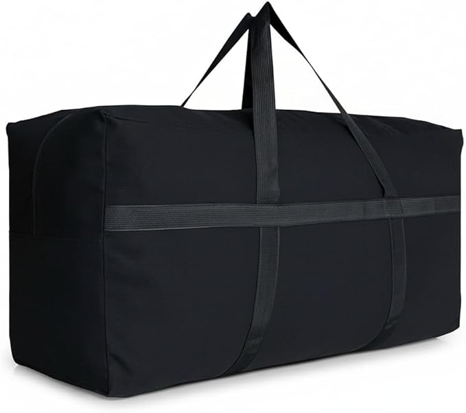 Extra Large Storage Duffle Bag with Zippers and Handles, Big Foldable Duffle Bag for Travel
