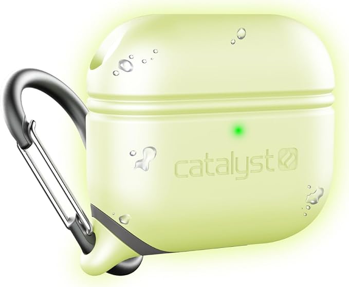 Catalyst Waterproof Case for AirPods 3rd Generation (2021) - Wireless and USB-C Charging Compatible AirPods 3rd Generation Case, Drop Protection Cover for AirPods 3 One Piece Design with Carabiner