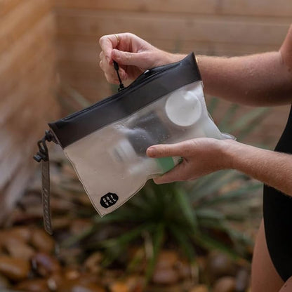 Gravel TSA Approved Travel Bottles – Leakproof, BPA-Free, Compact Toiletry Containers (4-Pack, 3oz)