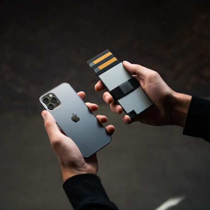 Ekster Aluminum Cardholder Wallet for Men | Metal Wallets with RFID Blocking Layer | Slim & Minimalist Aluminum Wallet with Push Button for Quick Card Access