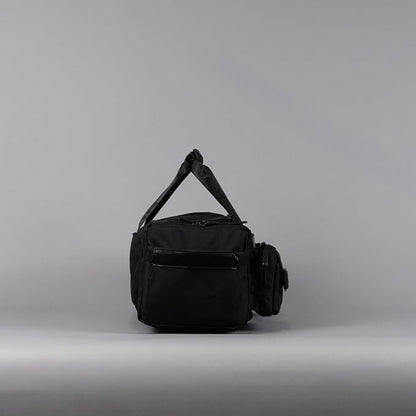 WOLFpak 20L Mini Duffle Bag for Gym & Travel | Waterproof Carry-On Weekender Bag with Shoe Compartment, Hard Bottom, and Tactical Molle System (Black Venom)