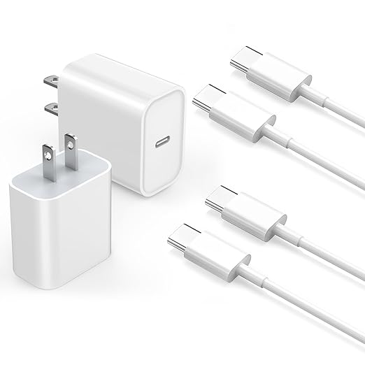 USB C Charger for iPhone 16/15 Charger Fast Charging，20W USB C Wall Charger Block Travel Plug with 60W Type C to C Charger Cable Fast Charging for iPhone 16/16 Pro Max/iPhone 15/iPad Pro/Air/Mini