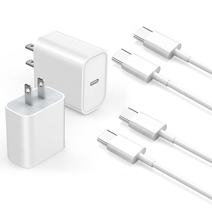 USB C Charger for iPhone 16/15 Charger Fast Charging，20W USB C Wall Charger Block Travel Plug with 60W Type C to C Charger Cable Fast Charging for iPhone 16/16 Pro Max/iPhone 15/iPad Pro/Air/Mini