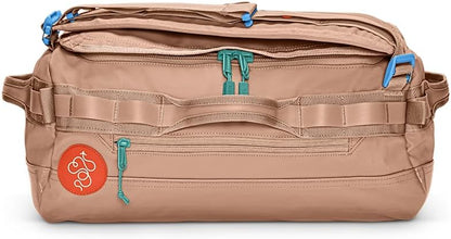 Baboon to the Moon Go-Bag Mini Duffle Bag - Detachable Straps, Stylish, Compact, TSA Approved Carry On Travel Duffel Bag in Multiple Colors, Durable, Water Resistant for Men and Women (Maple Sugar)