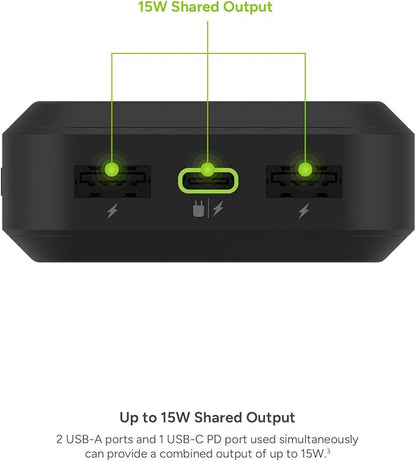 Mophie Powerstation Core 20,000mAh Power Bank | Best Value Capacity | 18W, Multi-Device