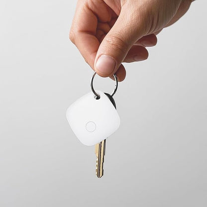 Air Tracker Tags-4 Pack, Bluetooth Tracker Works with Apple Find My APP (iOS Only, Not for Android), Keys Finder, Item Locator for Keys, Luggage, Backpack, Bags, Wallet, Replaceable Battery