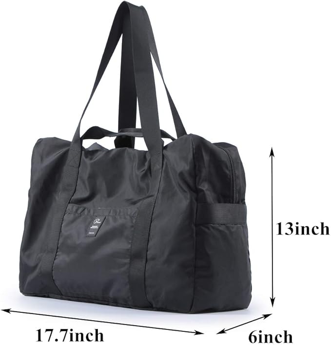 VanFn Foldable Travel Duffel Bag, Sports Duffels Gym Bag, Rainproof Nylon Totes, Sports Shoulder Handbag, Lightweight Duffle Bags For Women & Men, Outdoor Weekend Bag, P.Travel Series