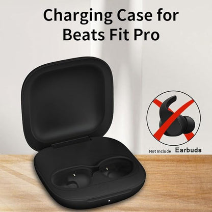 Charging Case Replacement for Beats Fit Pro, 700mAh Portable Replacement Charger Case with Bluetooth Pairing Sync Button (Earbuds Not Included)