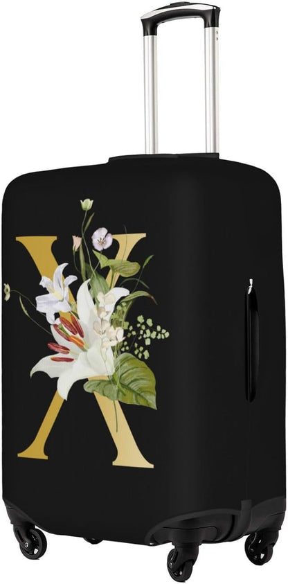 Decorative X Suitcase Protectors Elastic Washable Luggage Covers With Concealed Zippers For 18-32 Inch Luggage (Size Xl: Fits 29-32 Inch)
