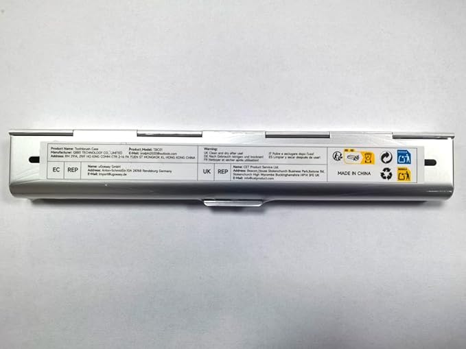 Wider Aluminum Toothbrush Travel Case, Portable Travel Toothbrush Holder, Durable Manual Toothbrush Box Container for Traveling, Bathroom, Camping, Business Trip, Orange