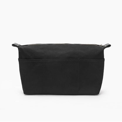 Insert Storage Bag Purse Organizer and Cosmetic Travel Bags for Women Makeup Bag with Compartments Three Sizes Cotton Canvas built-in compartments functiona and fashionable