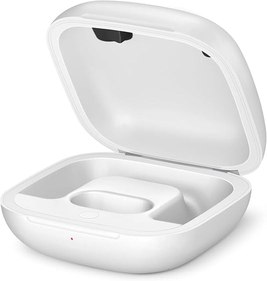 Charging Case Replacement Compatible with Powerbeats Pro - 700mAh Battery Portable Earbuds Charger Case with Bluetooth Pairing (White)