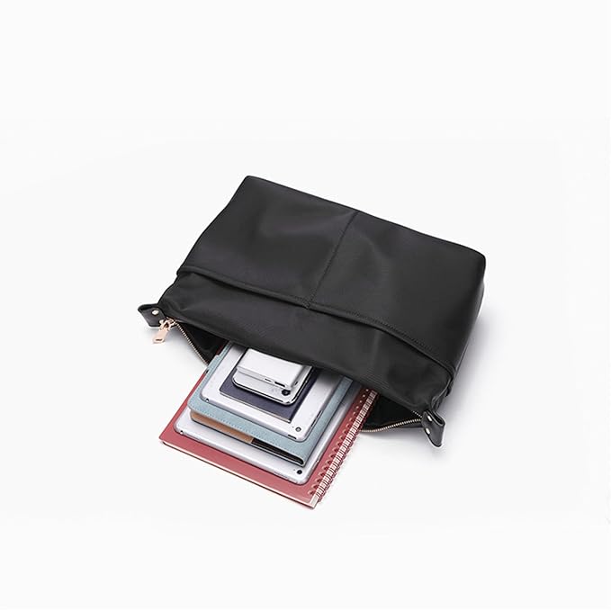 Insert Storage Bag Set Three Size Purse Organizer Cosmetic Bags with Compartments Makeup Travel Bags for Women Nylon (Small-nylon)