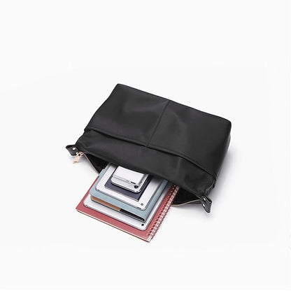 Insert Storage Bag Set Three Size Purse Organizer Cosmetic Bags with Compartments Makeup Travel Bags for Women Nylon (Large-nylon)