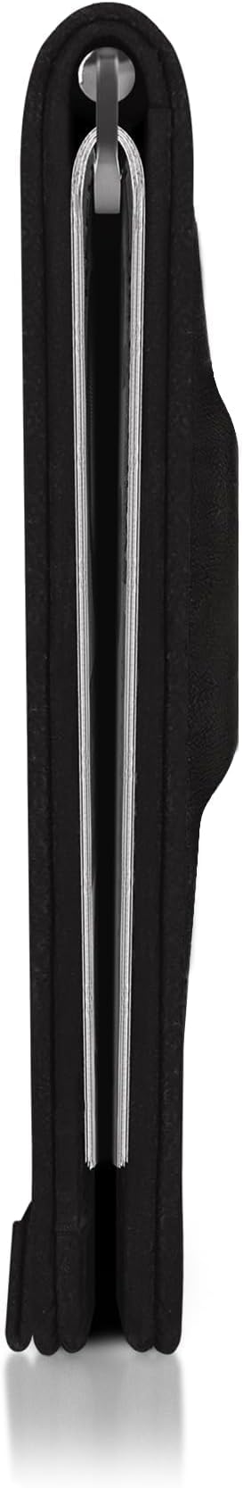 Kings Loot Trackable Airtag Wallet for Men | RFID Blocking Leather Design with Airtag Holder, Money Clip & Pull Tab | Minimalist Air Tag Wallets