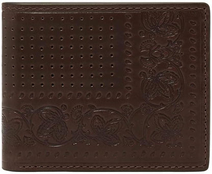 Fossil Men's Derrick RFID-Blocking Leather Bifold Wallet with Flip ID Window for Men