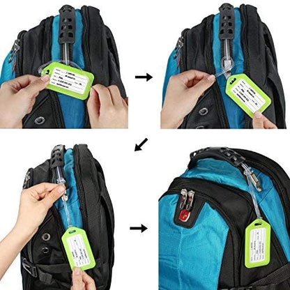 MIFFLIN Luggage Tags (Variety, 50 PK), Bag Tag for Baggage, Suitcase Tags Bulk