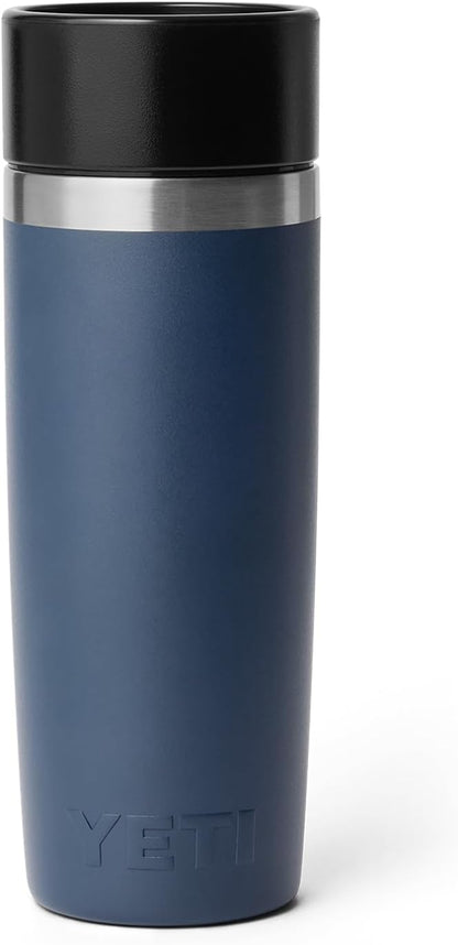 YETI Rambler 16 oz Travel Bottle, Stainless Steel, Vacuum Insulated with Leakproof Commuter Cap, Navy