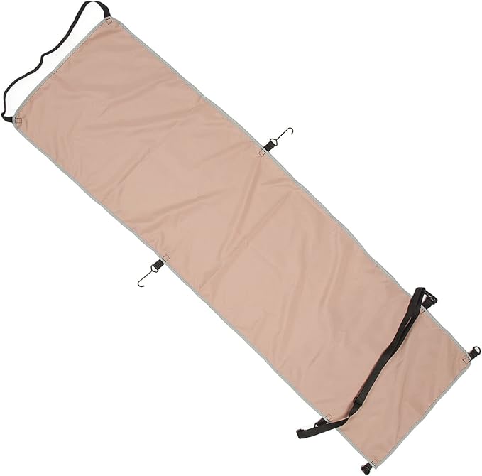 Ergonomic Adjustable Foot and Heel Hammock Cover, Comfort Airplane Footrest, Adjustable Portable Air Plane Flying Travel Foot Rest for Outdoor Travel Bus (Khaki)