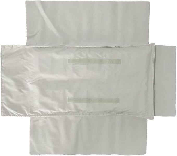 Jewelry Roll Organizer for 16 Necklaces 55cm x 29cm Necklace Organizer Ideal for Travel and Storage (Beige)