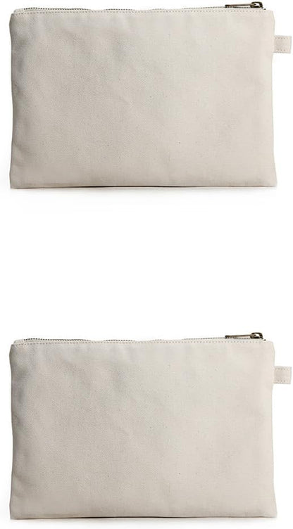Zipper Pouch Storage Bag Simple and Stylish Women's Cosmetic and Travel Bag (Beige-basic-2)