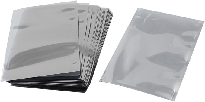 APQ Pack of 500 Static Shielding Bags 10 x 18. Grey Electrostatic Bags 10x18. Open Ended Heat Sealable Bags. Transparent Material. Great for Electronical Sensitive Components.