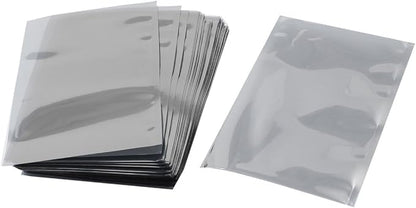 APQ Pack of 500 Static Shielding Bags 10 x 18. Grey Electrostatic Bags 10x18. Open Ended Heat Sealable Bags. Transparent Material. Great for Electronical Sensitive Components.