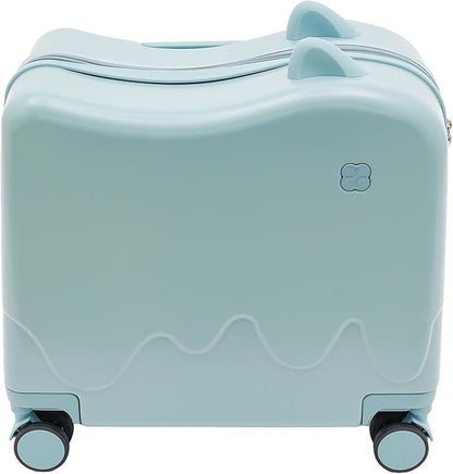 18" Kids Luggage Suitcase for Girls & Boys, Kids Carry On Luggage with Wheels Children’s Suitcase w/Lock (Sky Blue)