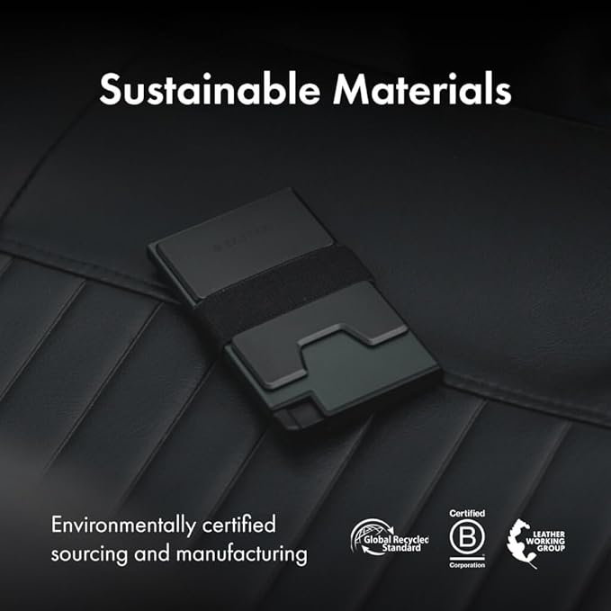 Ekster Aluminum Cardholder Wallet for Men | Metal Wallets with RFID Blocking Layer | Slim & Minimalist Aluminum Wallet with Push Button for Quick Card Access