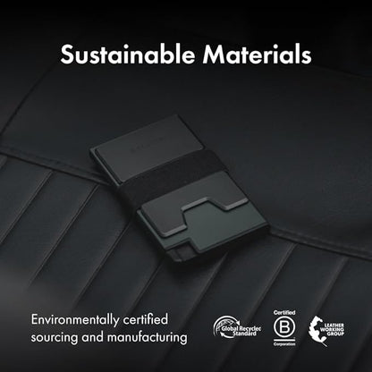 Ekster Aluminum Cardholder Wallet for Men | Metal Wallets with RFID Blocking Layer | Slim & Minimalist Aluminum Wallet with Push Button for Quick Card Access