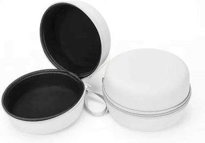 Neck Pillow for Traveling,Travel Pillow with Hard Case for Airplane 100% Pure Memory Foam,Travel Neck Pillow for Flight Headrest Sleep,Travel Essentials (Orange)