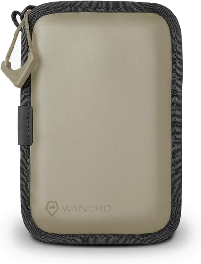 WANDRD Memory Card Case - Durable SD, Micro SD Card Holder for Creators | Camera Accessories & Electronics Organizer for Travel (Yuma Tan)