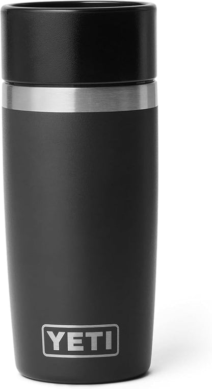 YETI Rambler 12 oz Travel Bottle, Stainless Steel, Vacuum Insulated with Leakproof Commuter Cap, Black