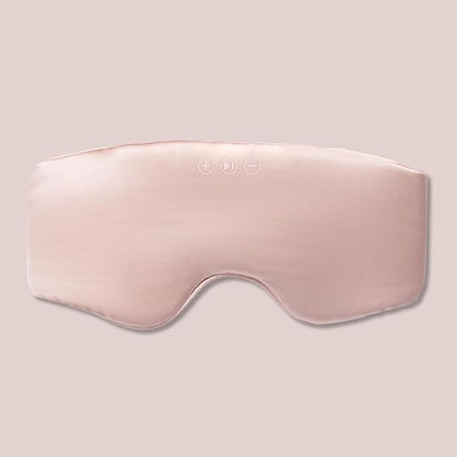 SilkSound 100% Mulberry Silk Bluetooth Sleep Mask, Skin-Friendly Sleeping Eyemask with Bluetooth Headphones, Sleep Gifts for Women, Silk Eye Mask Headband Headphones for Sleeping Side Speakers