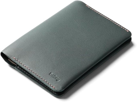 Bellroy Passport Cover (slimline travel wallet/pouch with card slots and space for cash plus travel documents) - Everglade