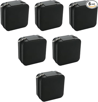 Bridesmaid Proposal Gifts Travel Jewelry Case Jewelry Travel Organizer Small Bachelorette party Jewelry Box Bridesmaid Gift Boxes Mini Storage Organizer Storage Box (6, black)