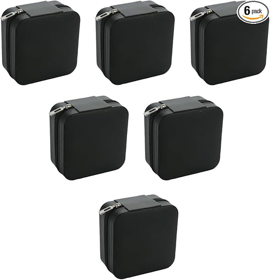 Bridesmaid Proposal Gifts Travel Jewelry Case Jewelry Travel Organizer Small Bachelorette party Jewelry Box Bridesmaid Gift Boxes Mini Storage Organizer Storage Box (6, black)