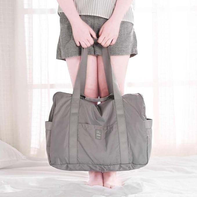 VanFn Foldable Travel Duffel Bag, Sports Duffels Gym Bag, Rainproof Nylon Totes, Sports Shoulder Handbag, Lightweight Duffle Bags For Women & Men, Outdoor Weekend Bag, P.Travel Series