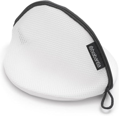 Brabantia Mesh Zip Up Laundry Bra Bag (White) for Washing Machine Delicates, Organizer Travel Bags