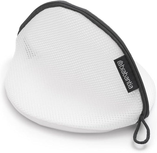 Brabantia Mesh Zip Up Laundry Bra Bag (White) for Washing Machine Delicates, Organizer Travel Bags