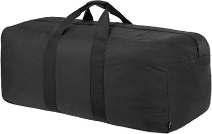 Vorspack Extra Large Duffle Bag for Travel - 250L Duffel Bag for Men Gear Bag for Storage Foldable Weekender Bag for Overnight Camping - Black