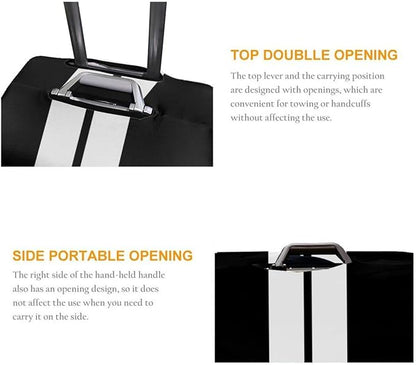 Personalized Luggage Suitcase Cover With Photo Dog Cat, Picture Custom Suitcase Cover, Custom Luggage Cover (XL (for 29--32 inch luggage))