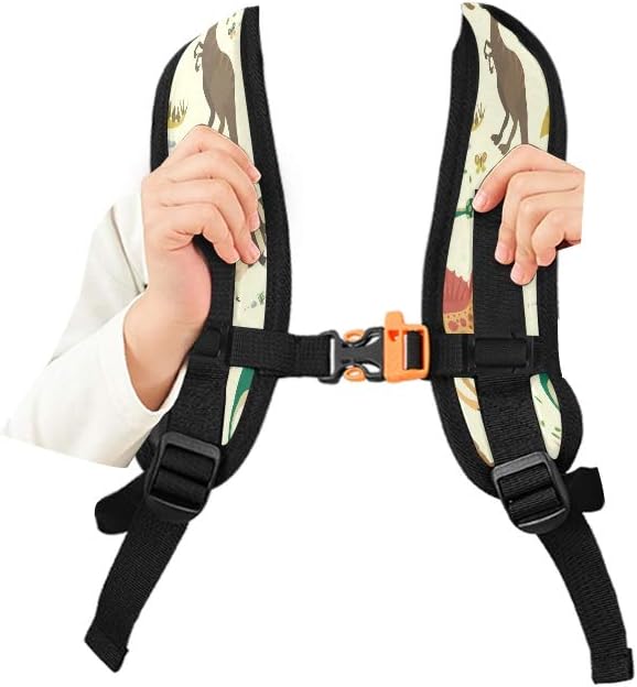 OREZI Cute Kids Back Pack Vintage Dinosaur Todder Backpack Lightweight Preschool Kindergarten Book Bag Practical and Durable Daycare Bag for Travel,Toys