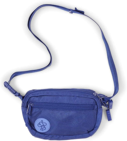 Baboon to the Moon Fanny Pack - Trendy, Compact, Water-Repellent Waist Bag in Multiple Colors and Sizes for Men and Women (Navy, Mini (1.5L))