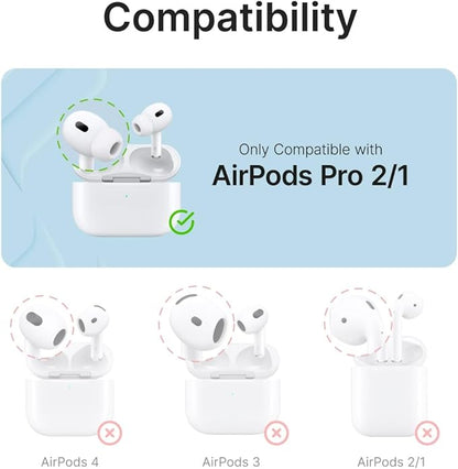 Catalyst Waterproof Case for AirPods Pro 2nd Generation and AirPods Pro 1st Generation - Wireless and USB-C Charging Compatible, One Piece Design, High Drop Protection Case with Lanyard