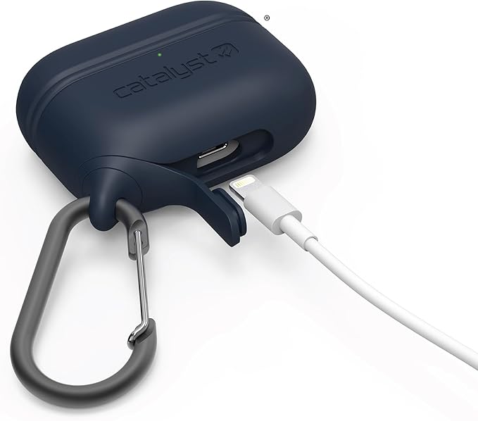 Catalyst Waterproof Case for AirPods Pro 2nd Generation and AirPods Pro 1st Generation - Wireless and USB-C Charging Compatible, One Piece Design, High Drop Protection Case with Carabiner