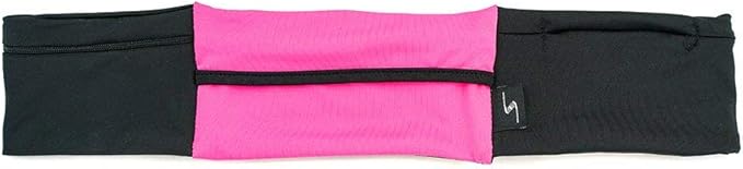 3 Pocket Adjustable Running Belt Waist Pack, Fanny Pack For Working Out With Sweat Resistant Backing, Holds All iPhone Models