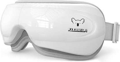 Eye Massager with Heat&Bluetooth Music,Eye Care Device for Migraine,Heated Eye mask for Relaxation,Reduce Strain,Improve Sleep,Ideal Gift for Men/Women,White